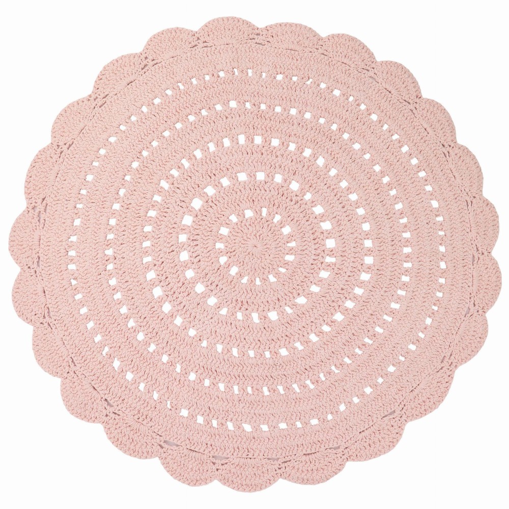 Tapis coton alma nude par nattiot - ø 12