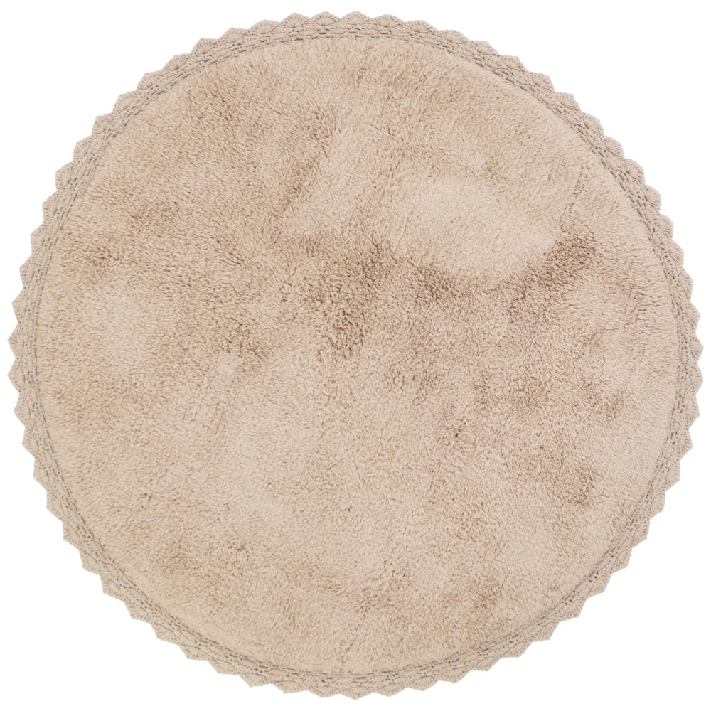 Tapis coton perla nude par nattiot - ø 1