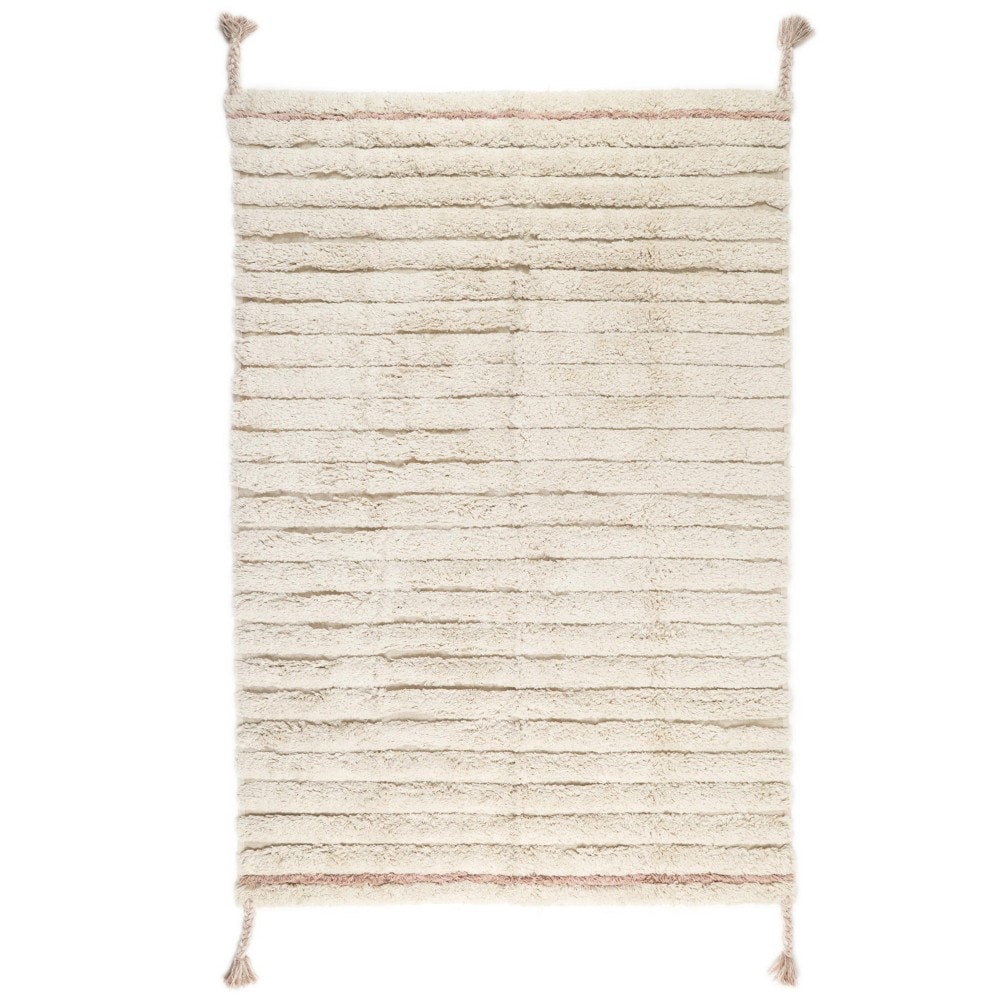 Tapis coton dalia nude par nattiot - 100