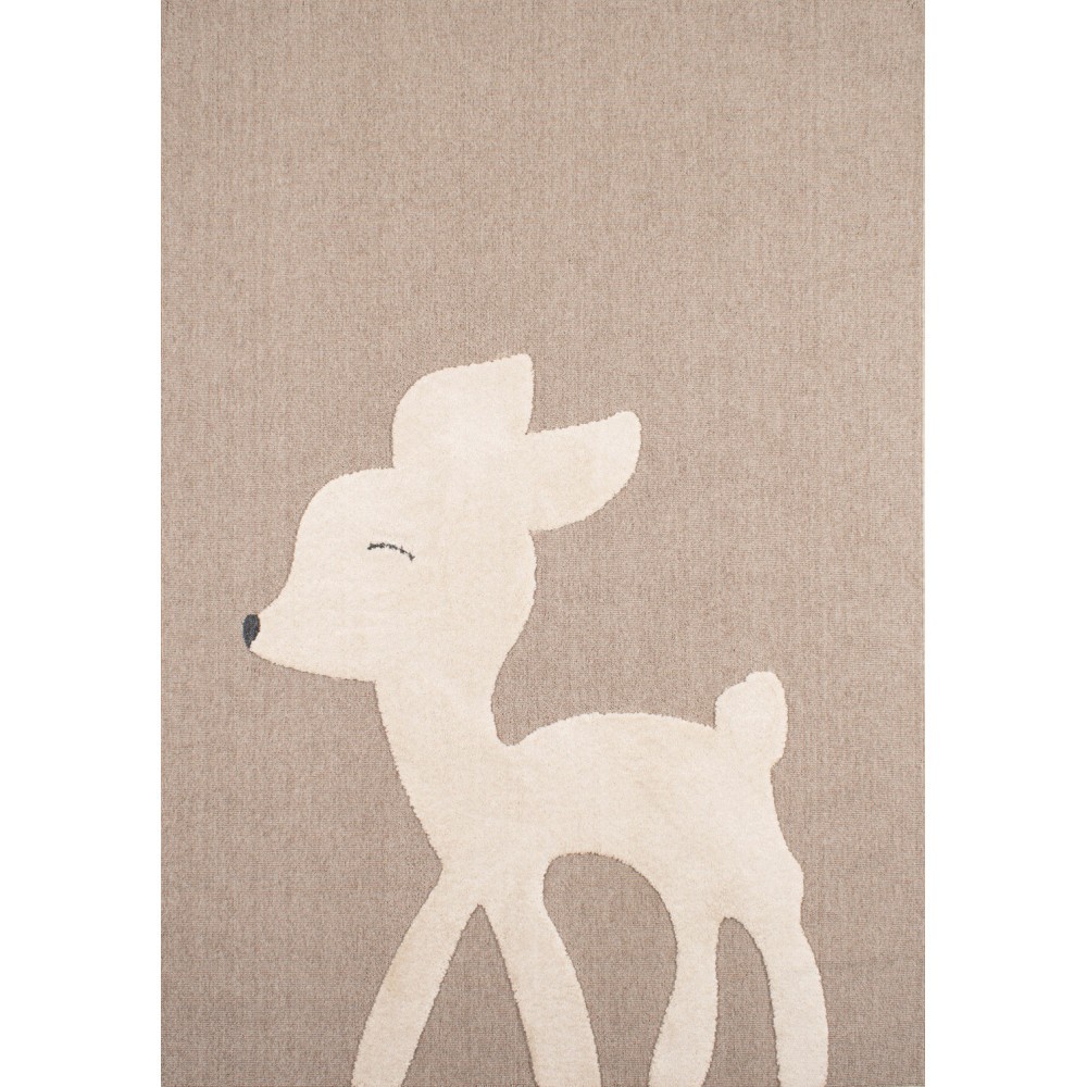 Tapis enfant bambi beige par nazar rugs