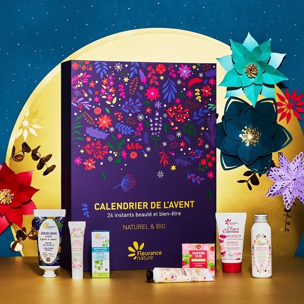 Calendrier avent beauté envolée fleurie