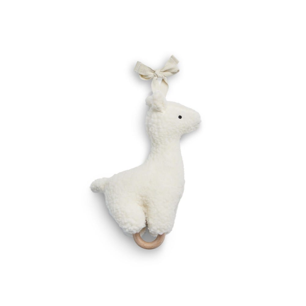 Peluche musicale lama off-white par joll