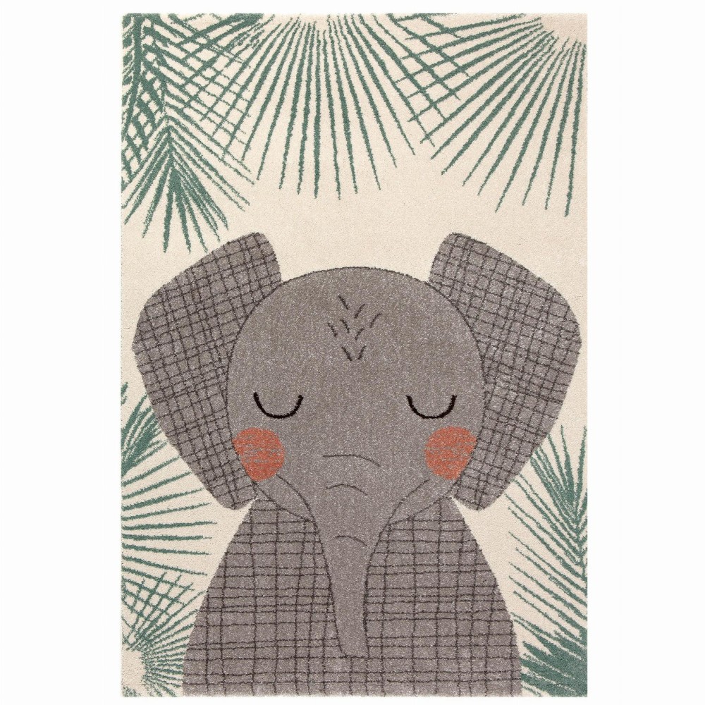 Tapis enfant eléphant junko par nattiot