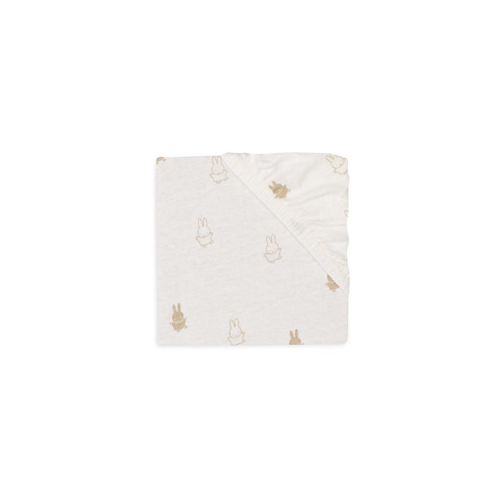 Drap-housse jersey 60x120cm happy miffy