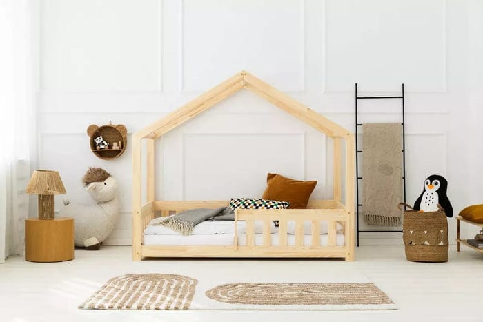 Lit cabane enfant bois mila 90x190cm