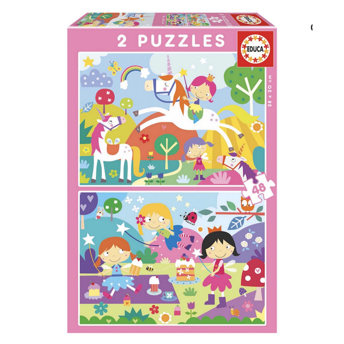 2 puzzles 48 pieces amis fantastiques