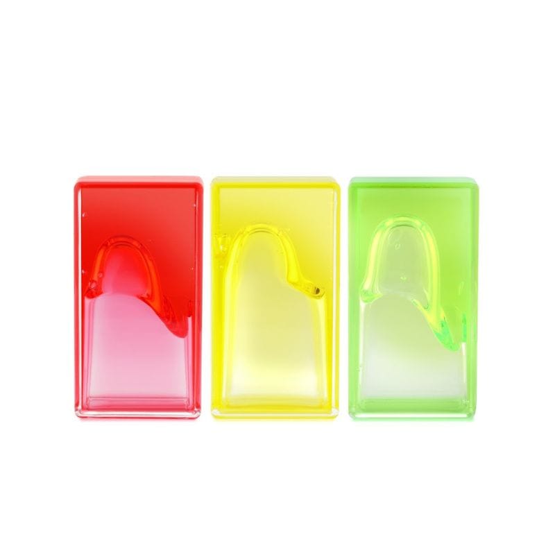 3 sabliers gel rectangulaires