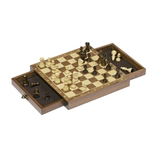 Jeu d'échecs magnétique avec tiroir