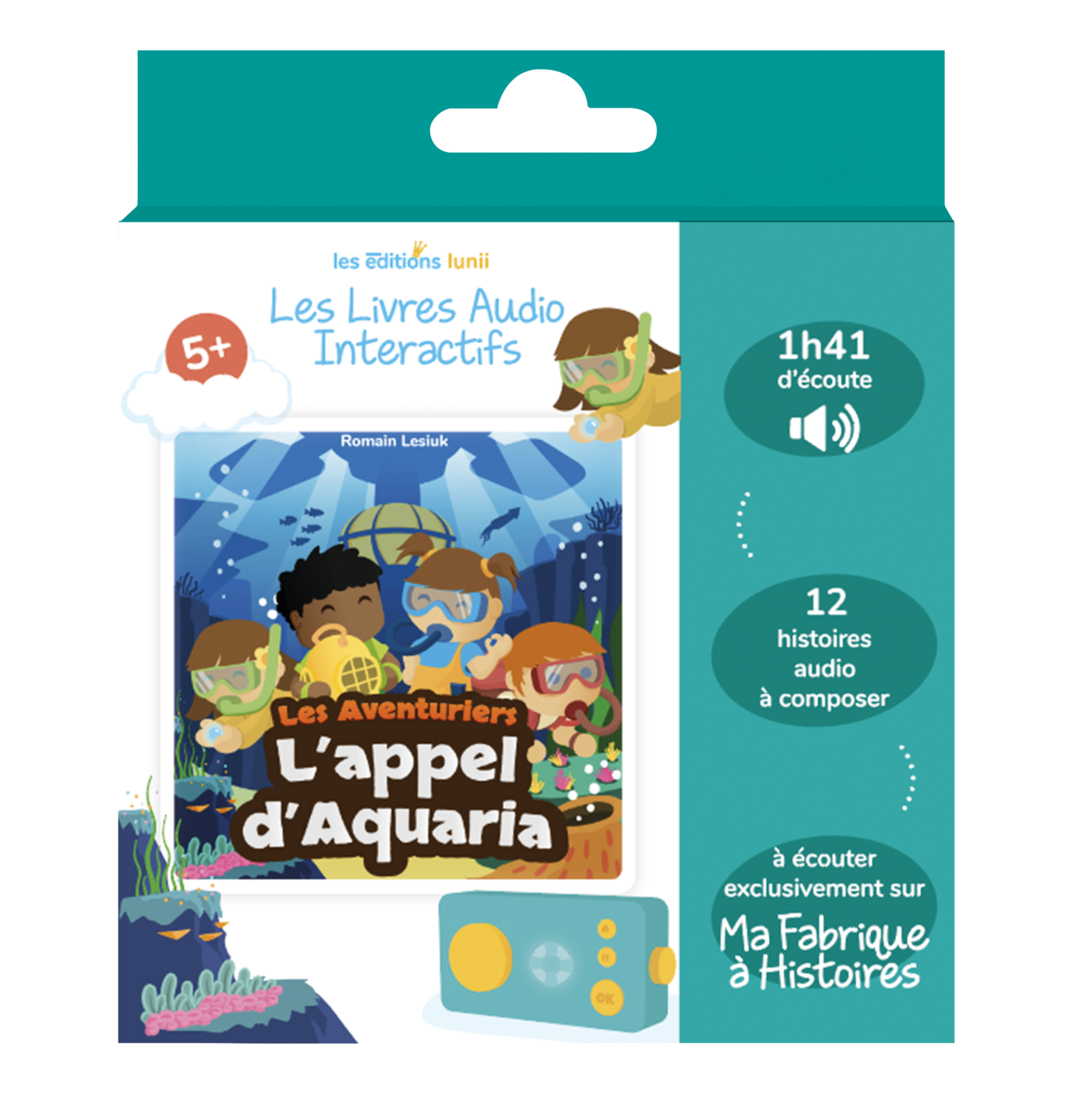 Lunii - coffret l'appel d'aquaria -