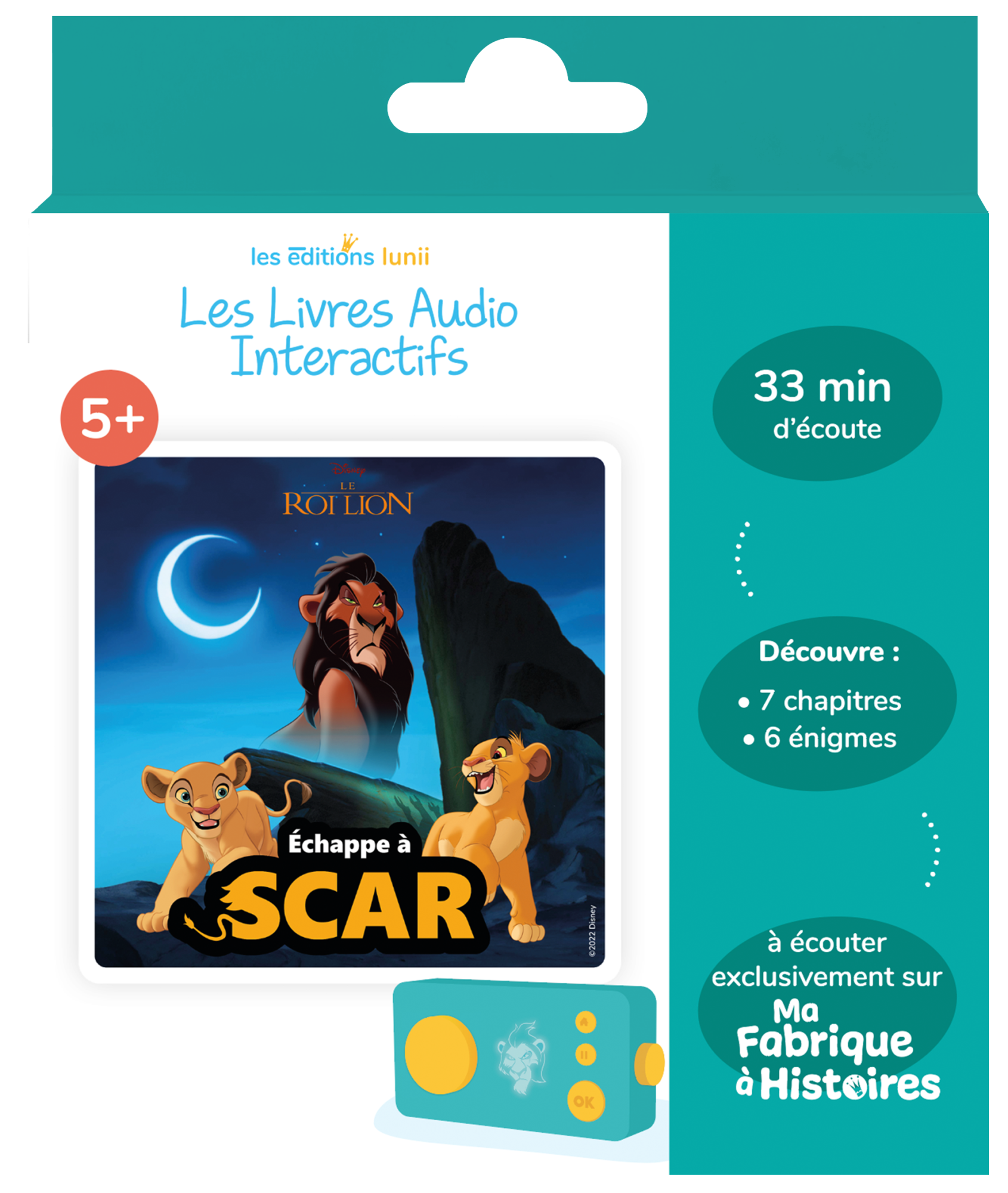 Lunii - coffret défi vilain : echappe