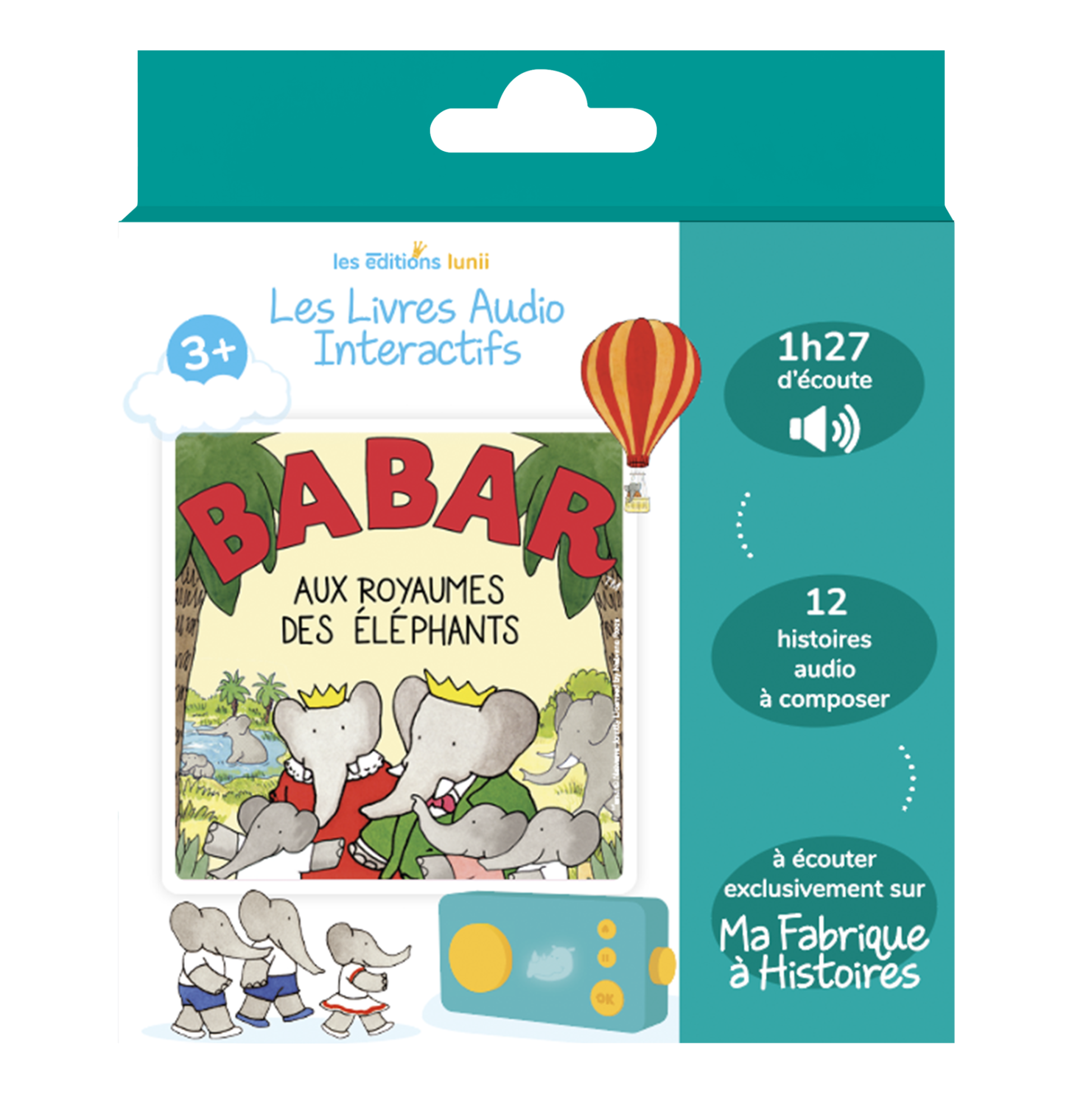 Lunii - coffret babar aux royaumes des