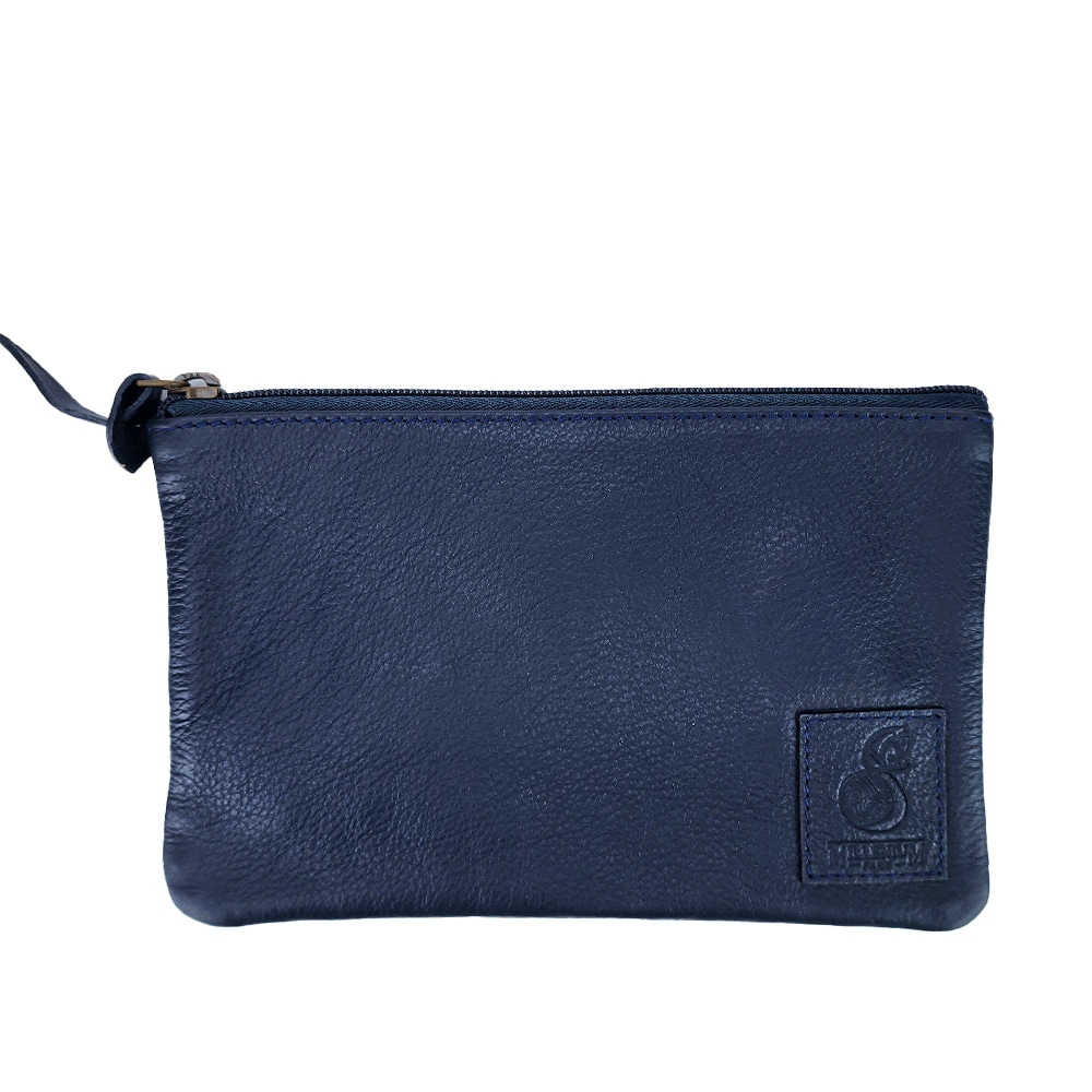 Trousse plate cuir dany marine