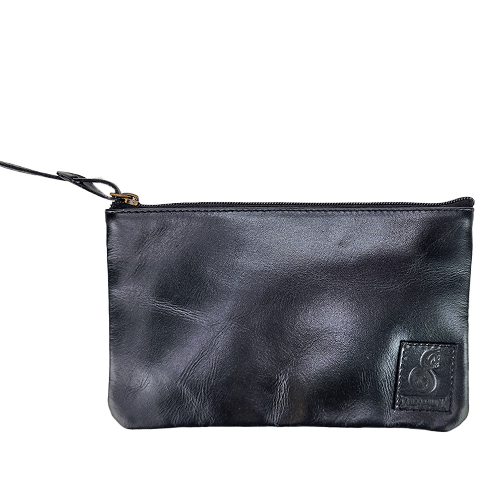 Trousse plate cuir dany noir