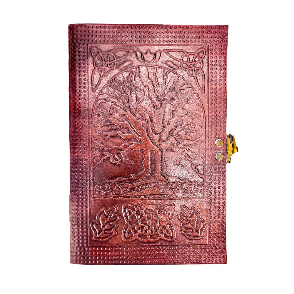 Carnet cuir hook tree gm