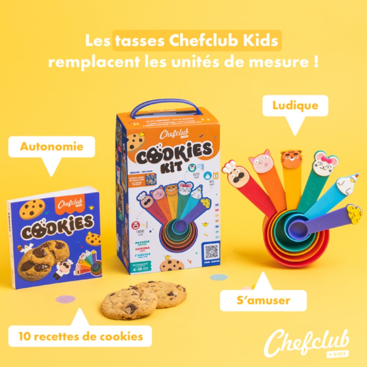 Kit cookies avec tasses -  chefclub