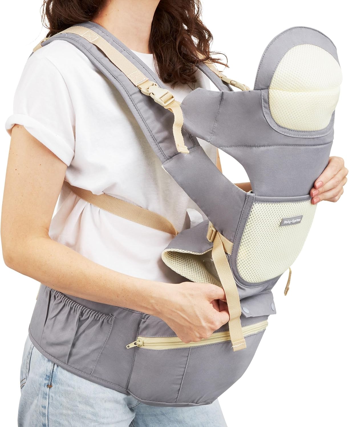 Porte bébé ergonomique avec ceinture