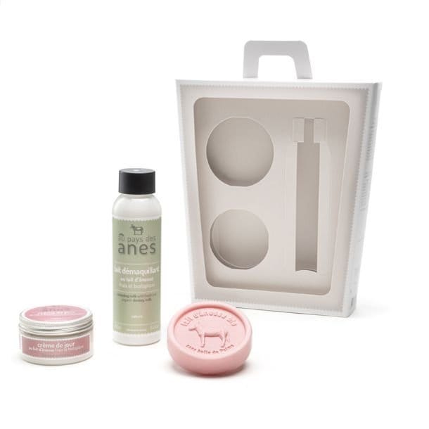 Coffret beauté au lait d'ânesse rose