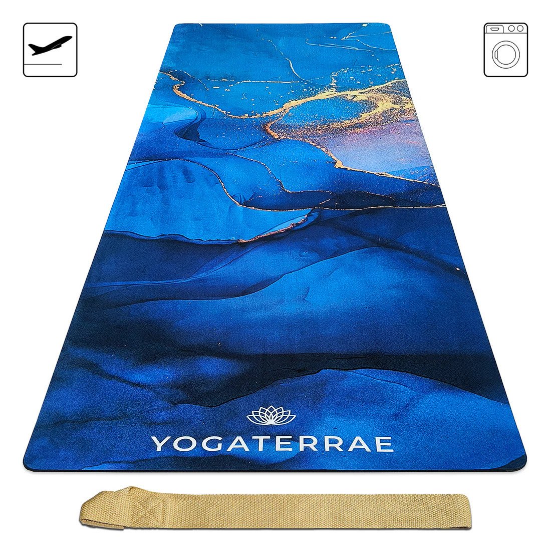 Tapis de yoga microfibre svarna voyage