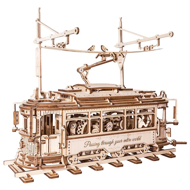 Maquette bois - tramway lisbonne