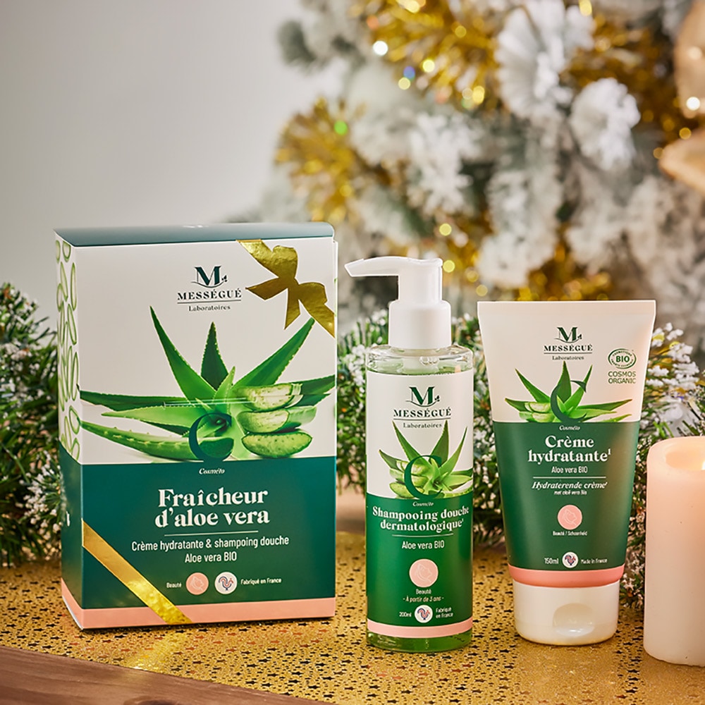 Coffret fraicheur d'aloe vera