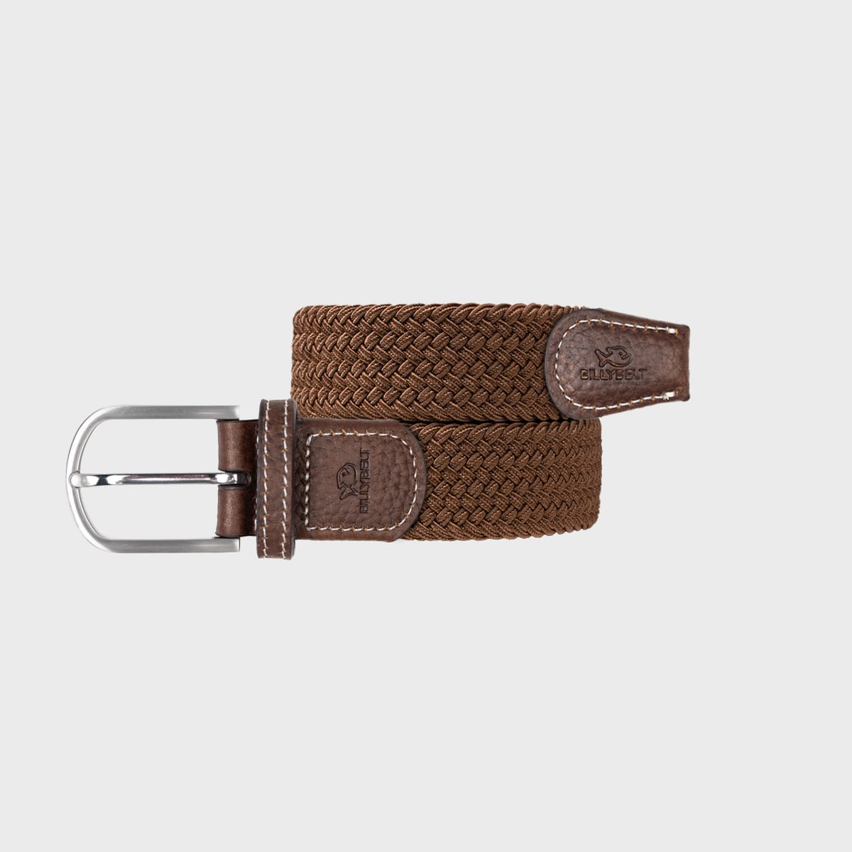 Ceinture tressée marron camel - t0