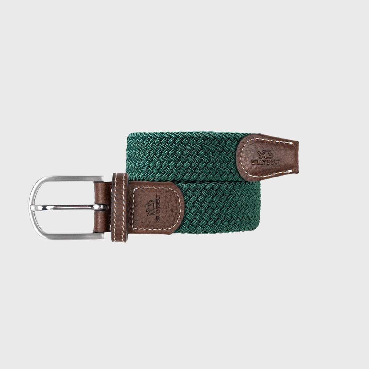 Ceinture tressée vert impérial - t1