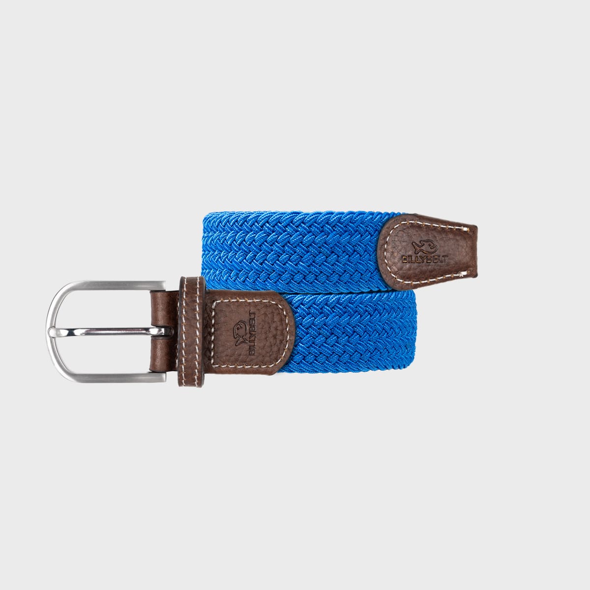 Ceinture tressée bleu électrique - t1