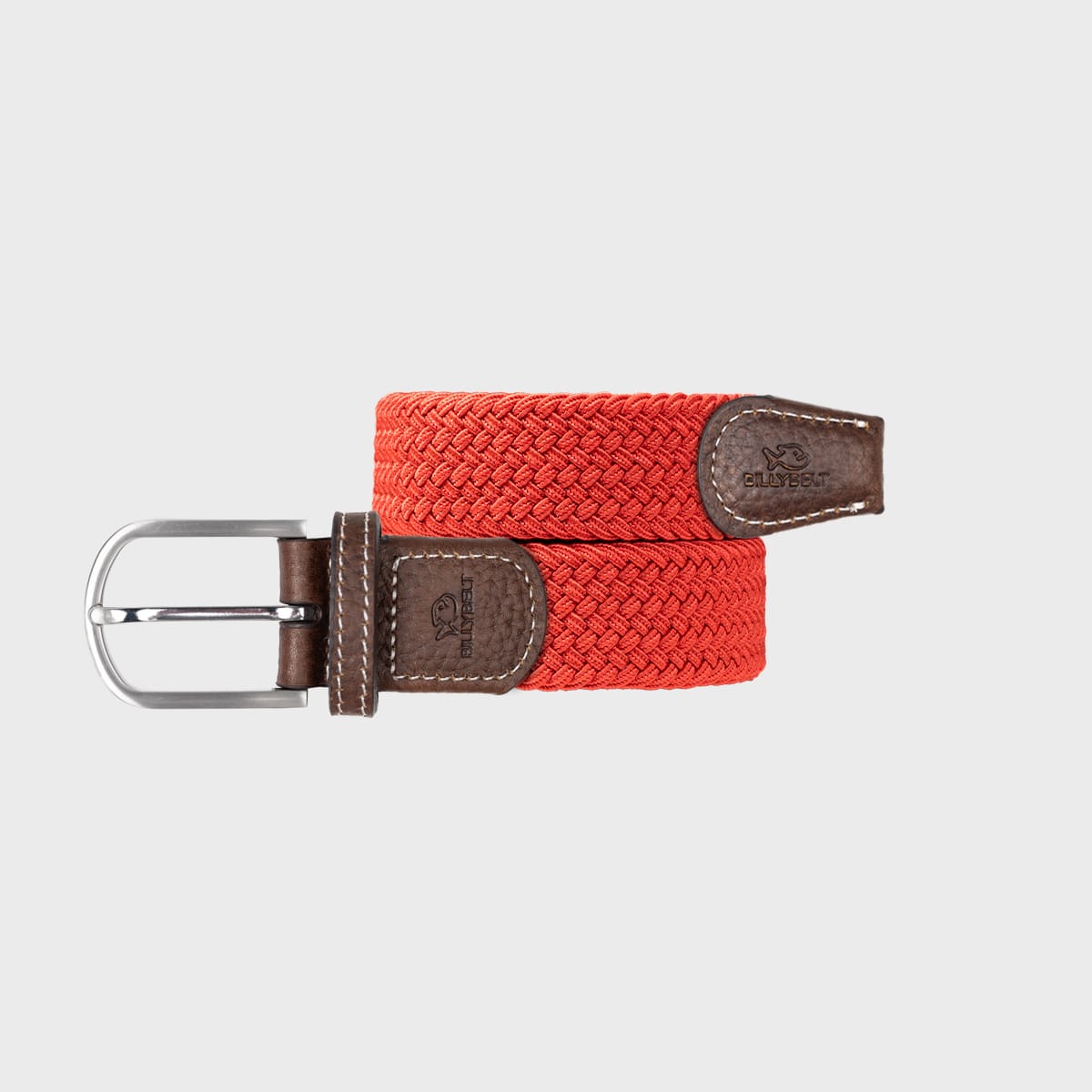 Ceinture tressée rouge carmin - t1