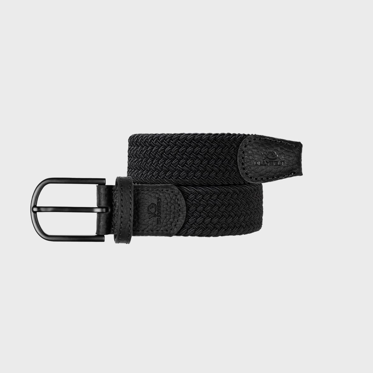 Ceinture tressée all black - t1