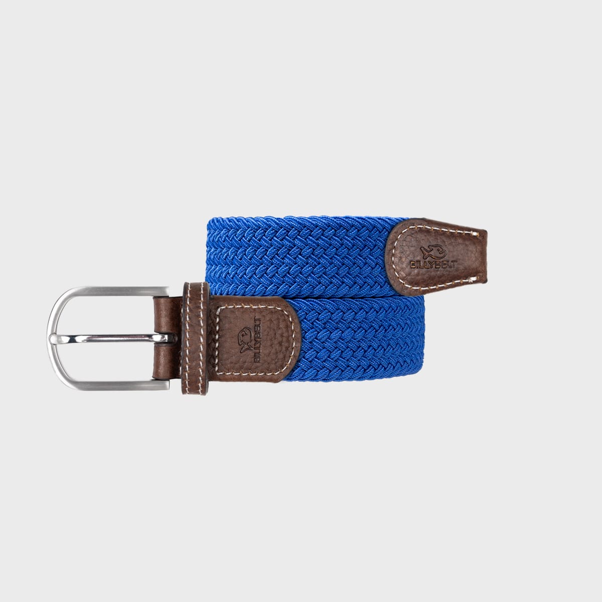 Ceinture tressée bleu grec - t1