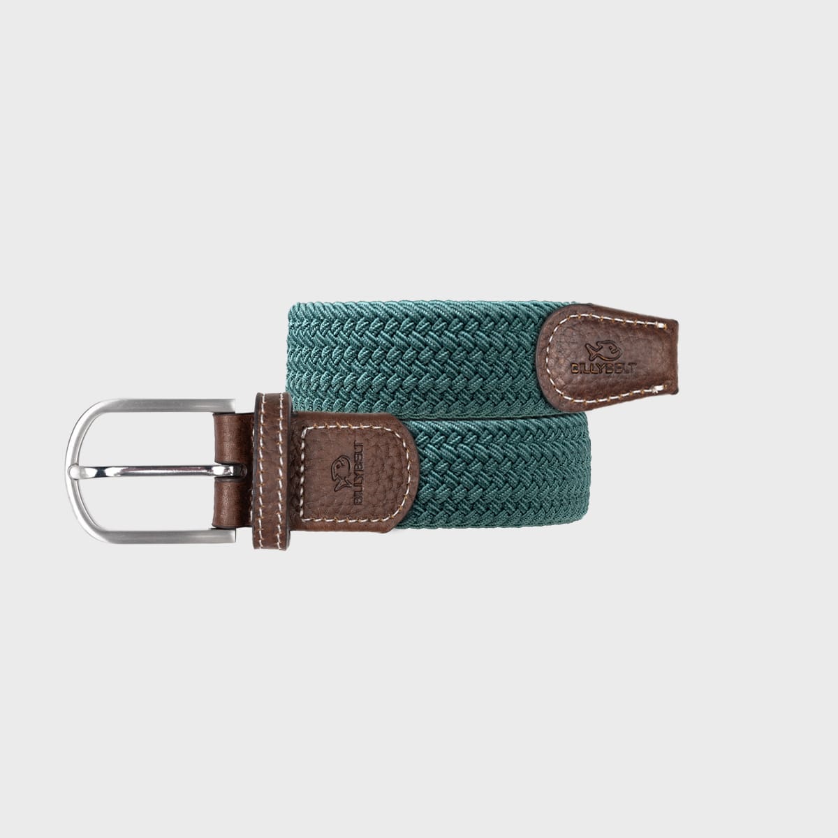 Ceinture tressée pin vert - t1