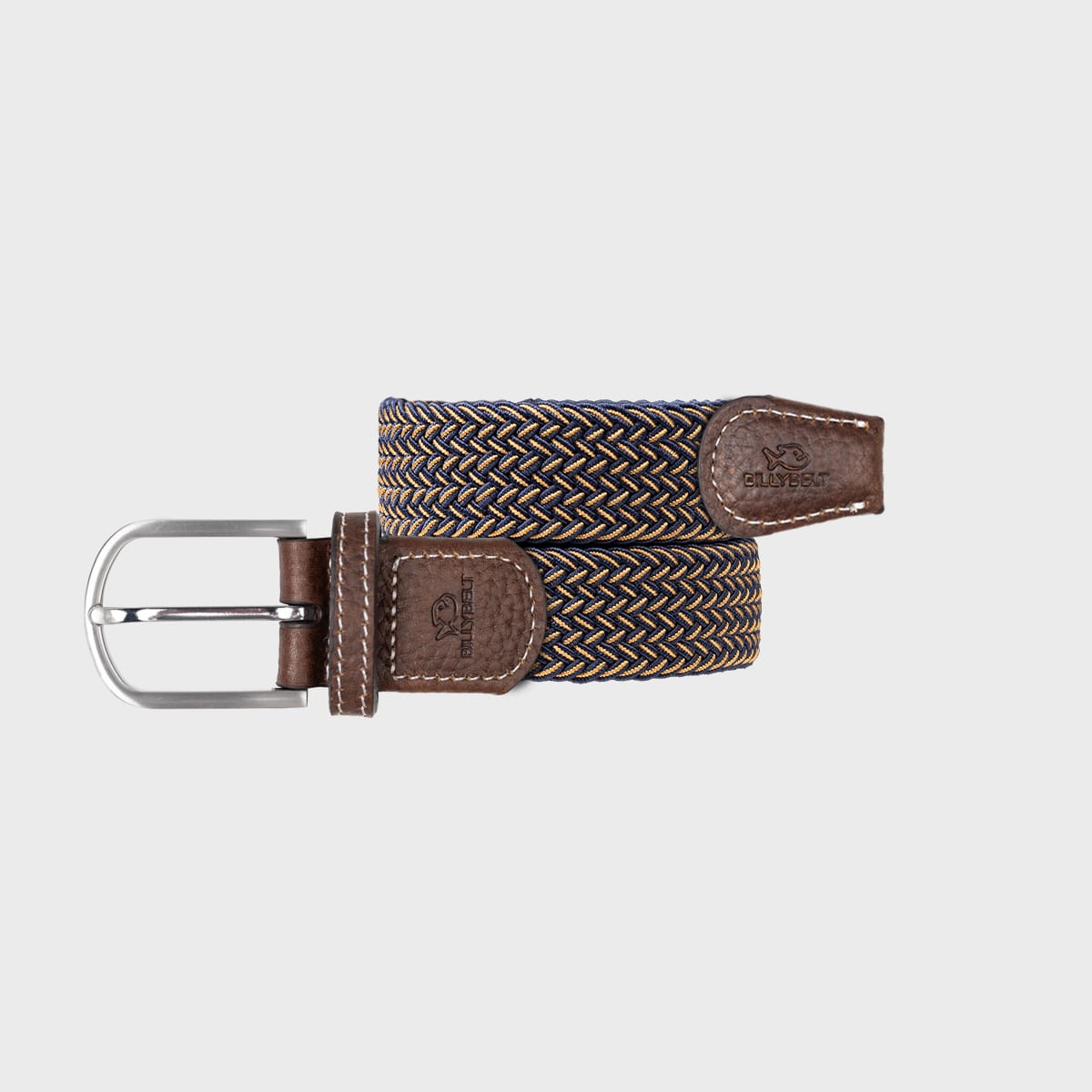 Ceinture tressée havane - t1