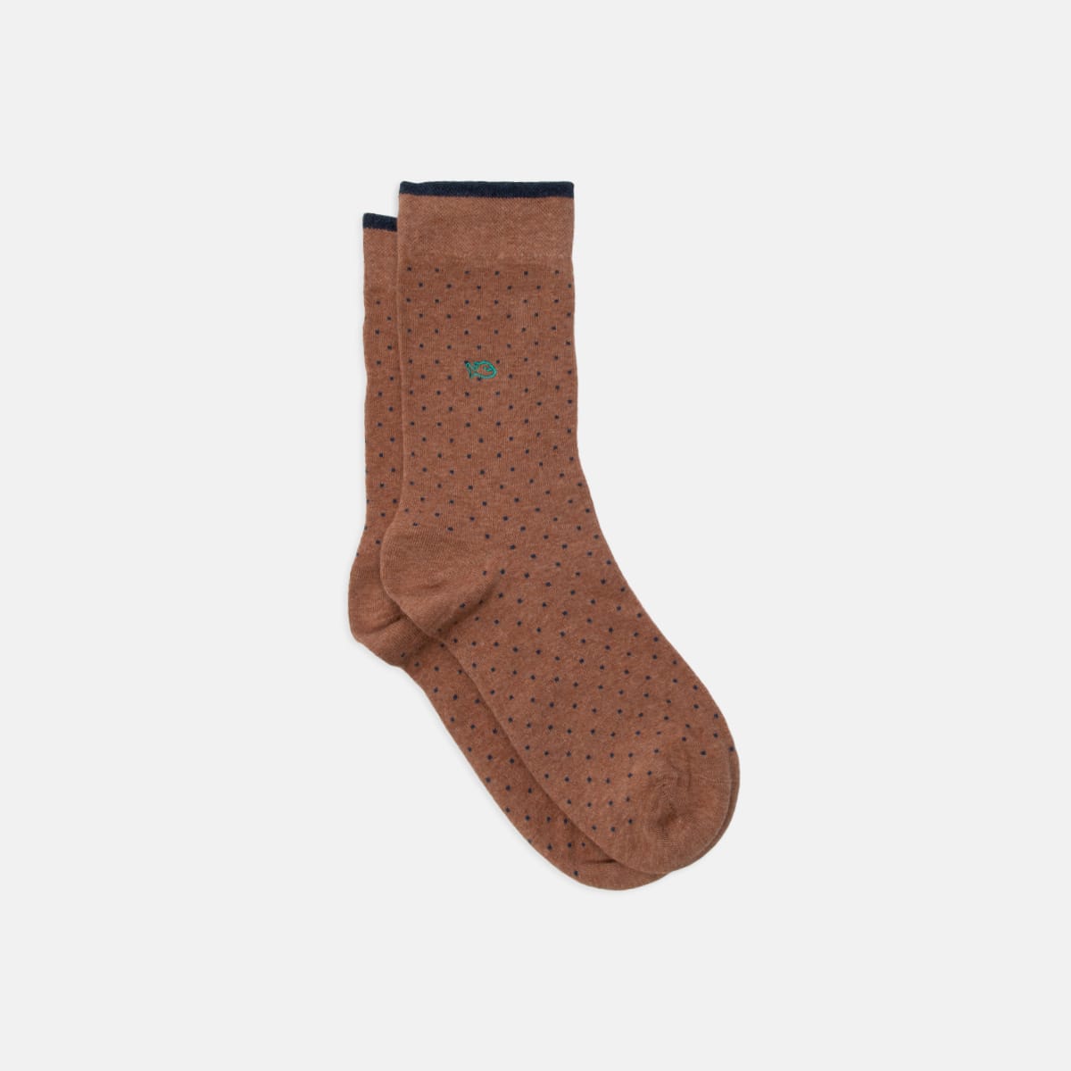 Chaussettes square brown