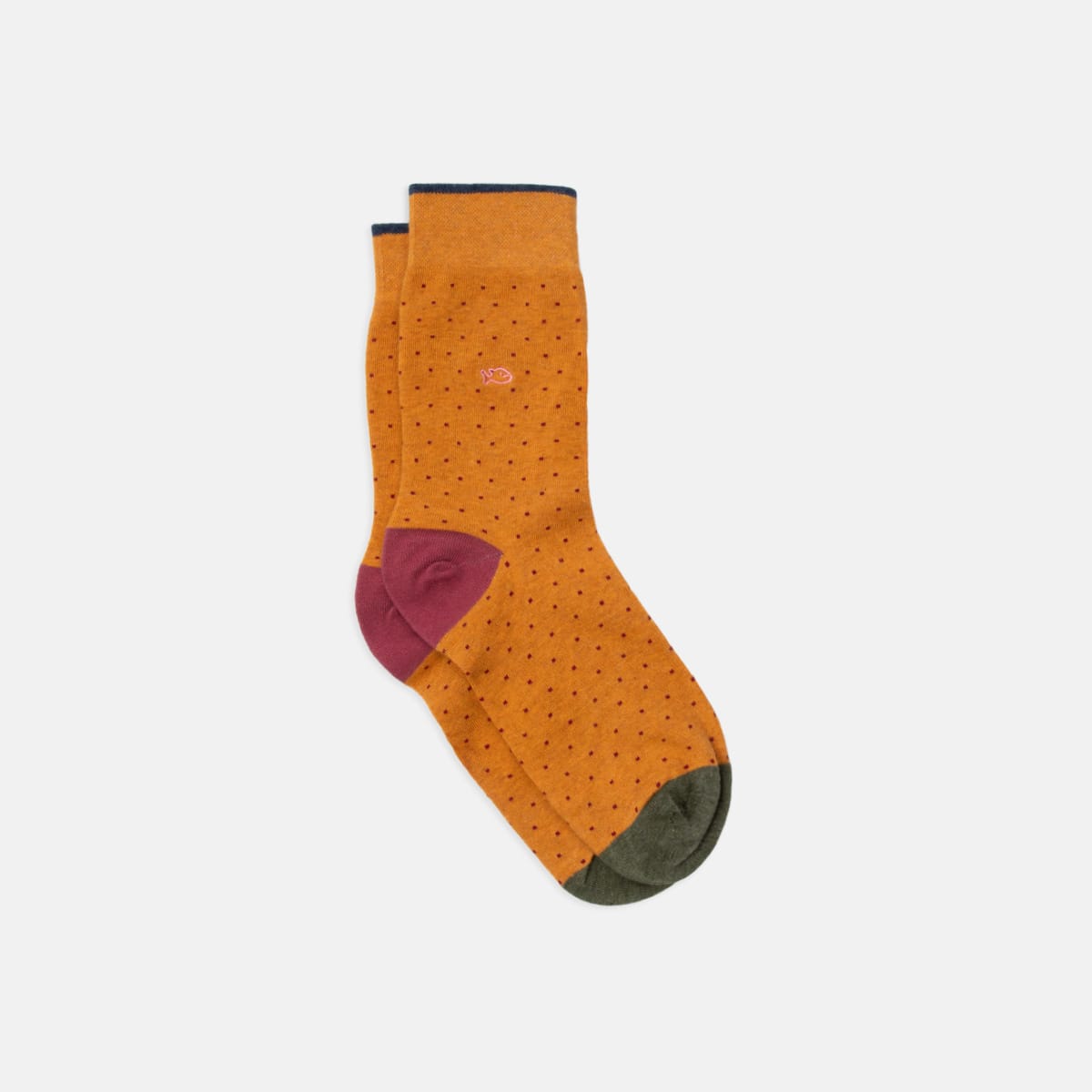 Chaussettes square safran