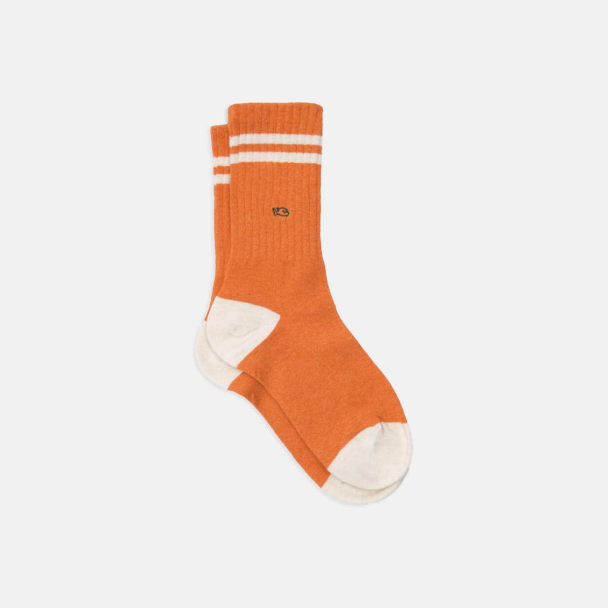 Chaussettes retro orange