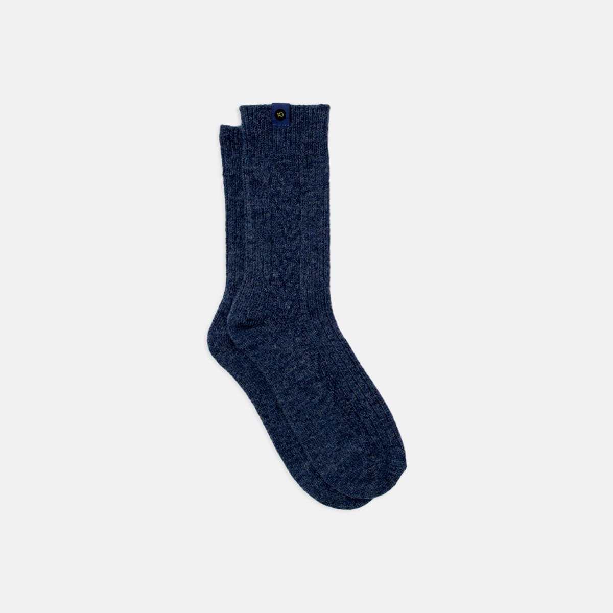 Chaussettes en laine bleu marine