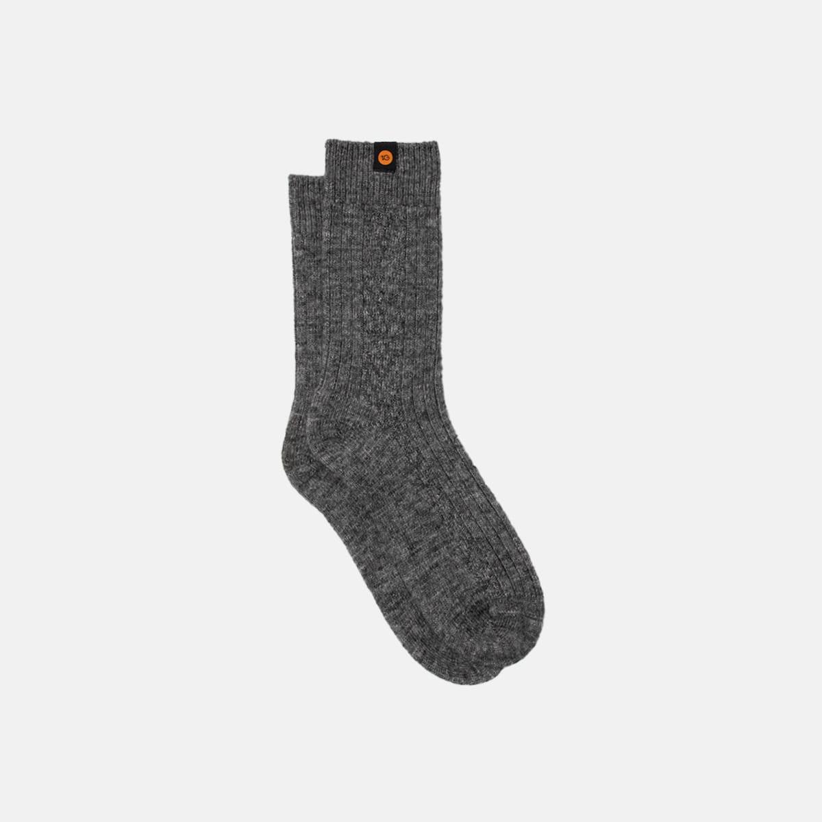 Chaussettes en laine gris