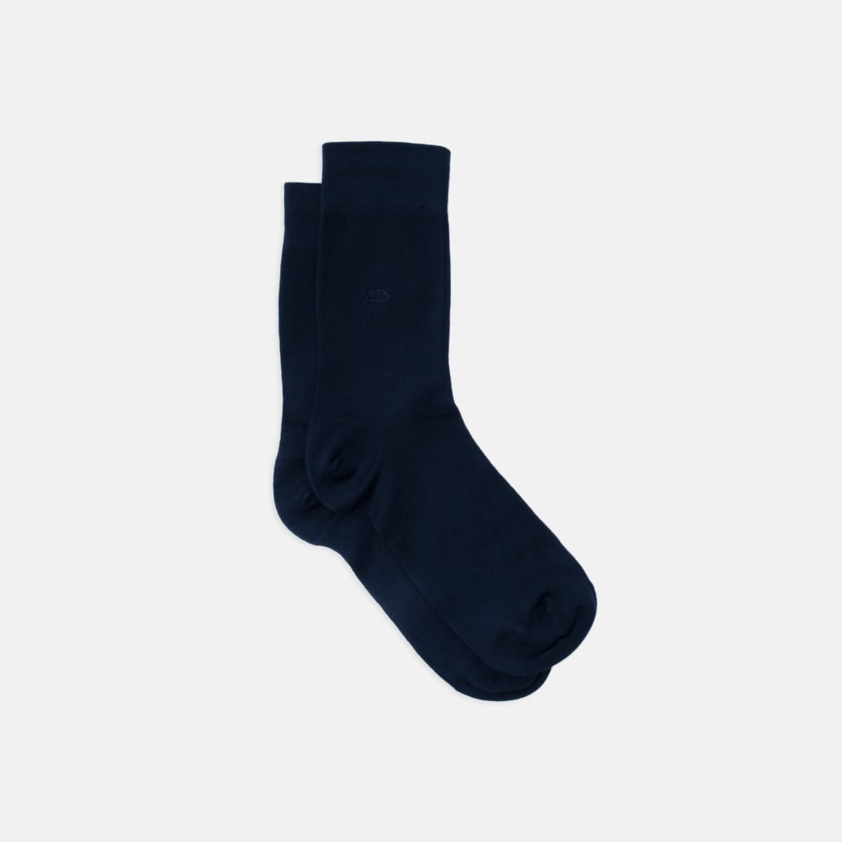 Chaussettes en bambou bleu marine