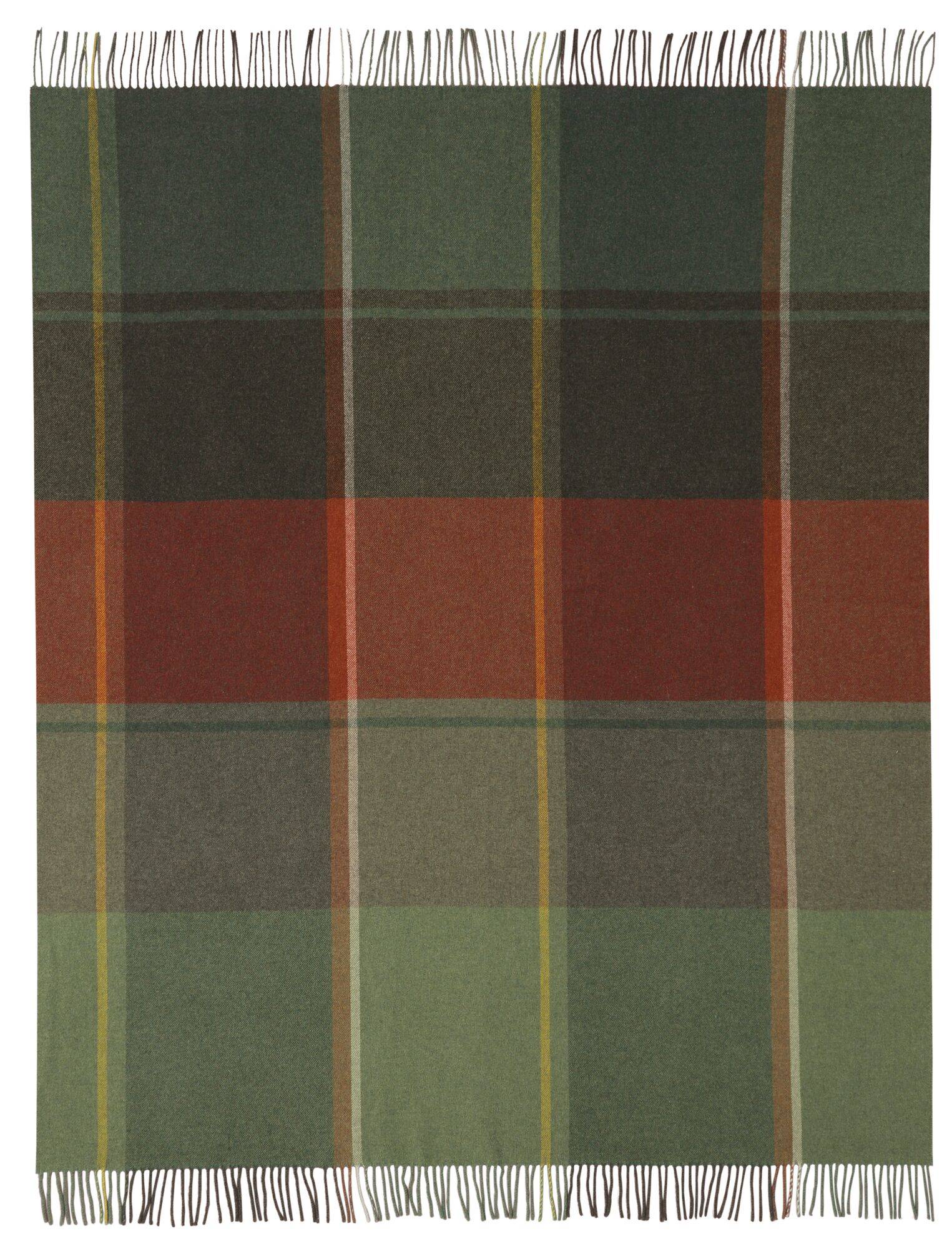 Plaid laine et cachemire clarence