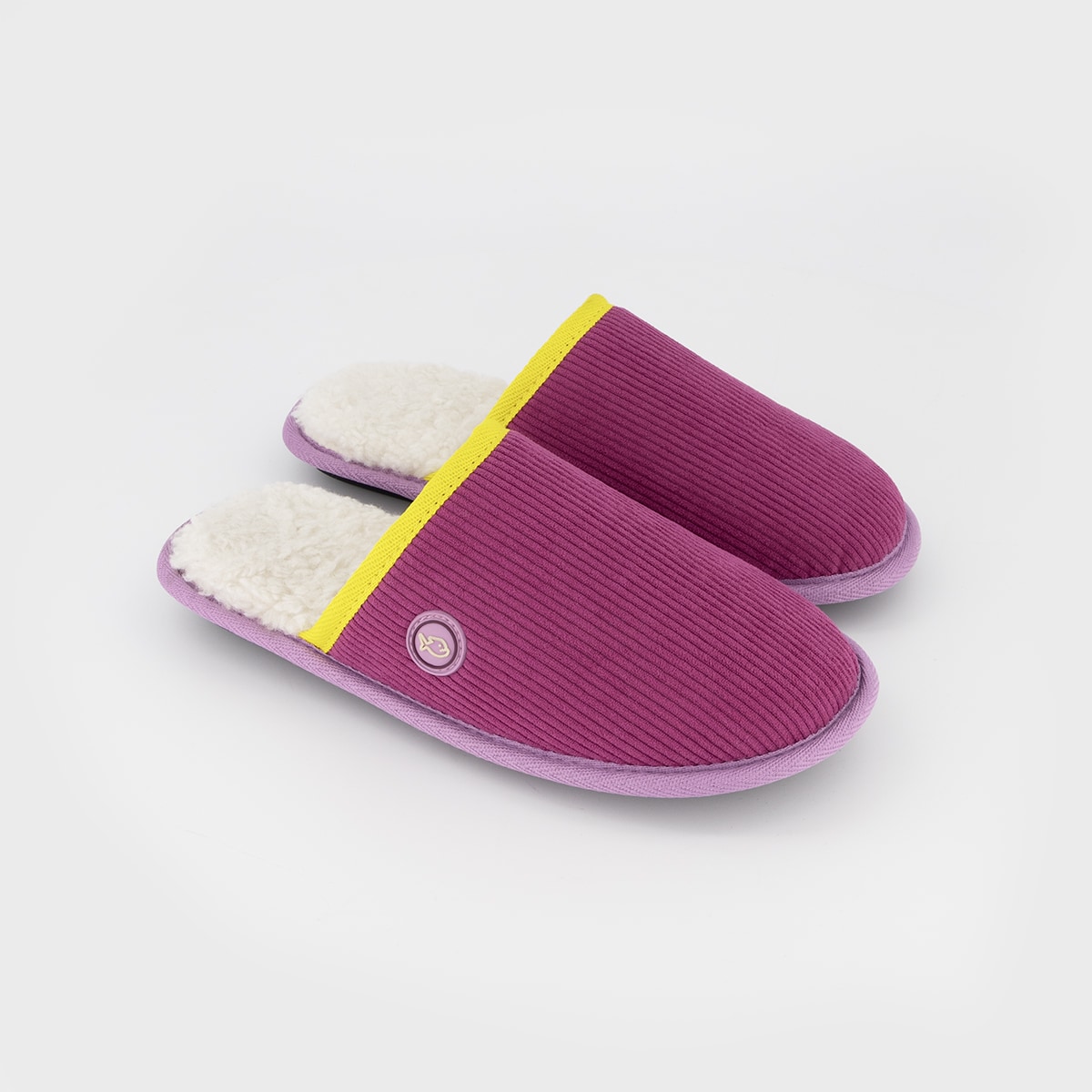 Chaussons en velours rose t36-37