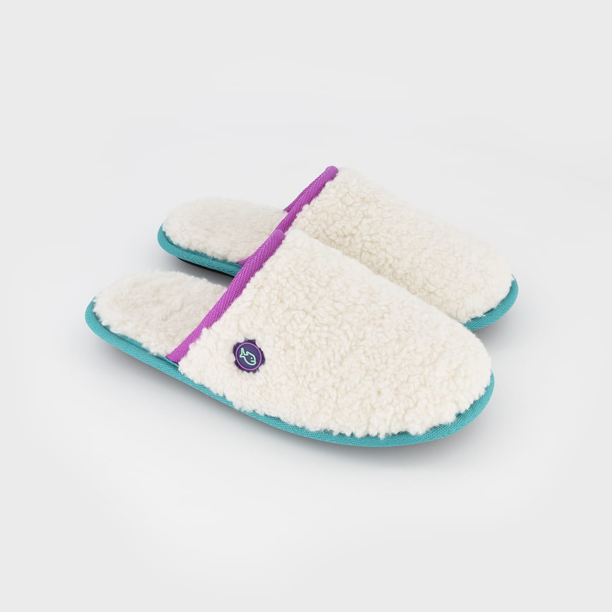 Chaussons en sherpa violet t36-37