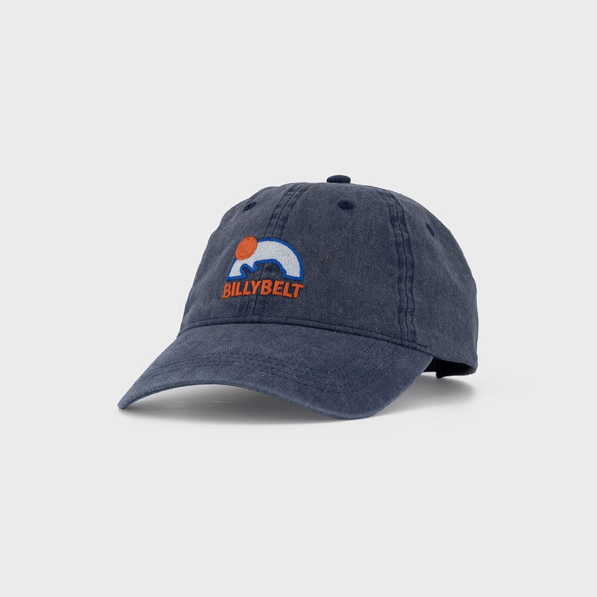 Casquette en coton bleu marine