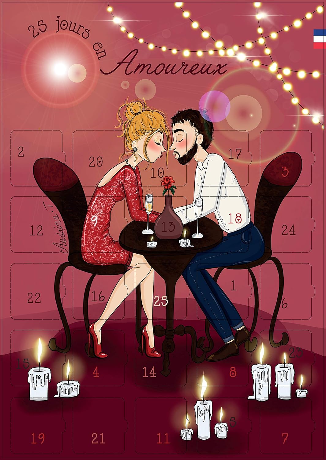 Calendrier couple 25 défis romantiques