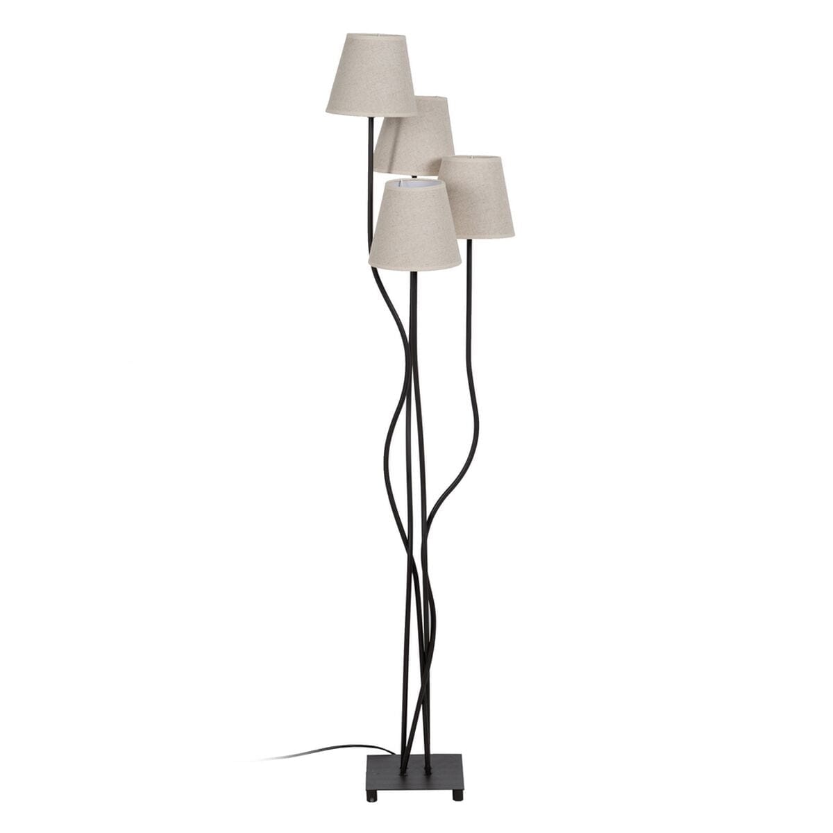 Lampadaire fer noir