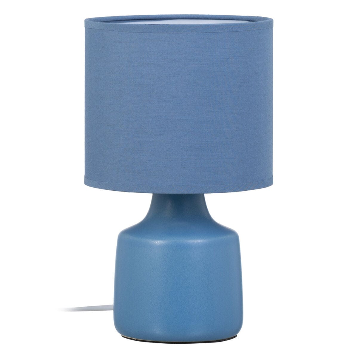 Lampe de salon bleu céramique