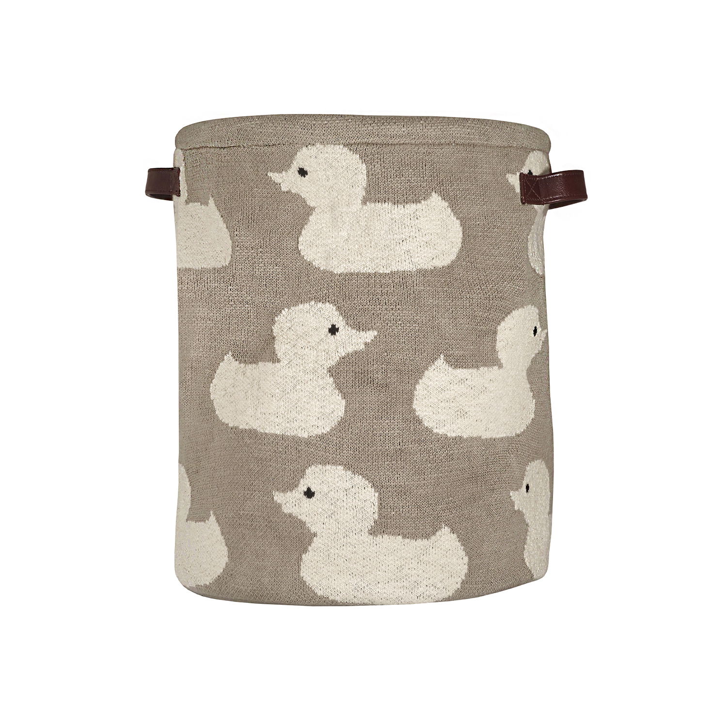 Panier de rangement en coton canard