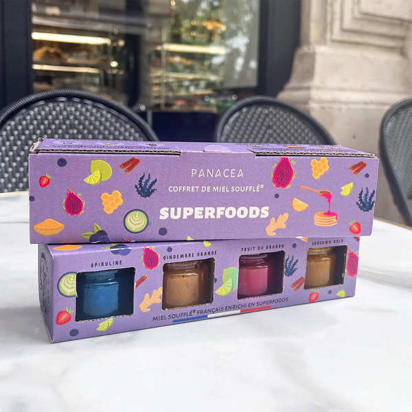 Miel soufflé - coffret superfoods