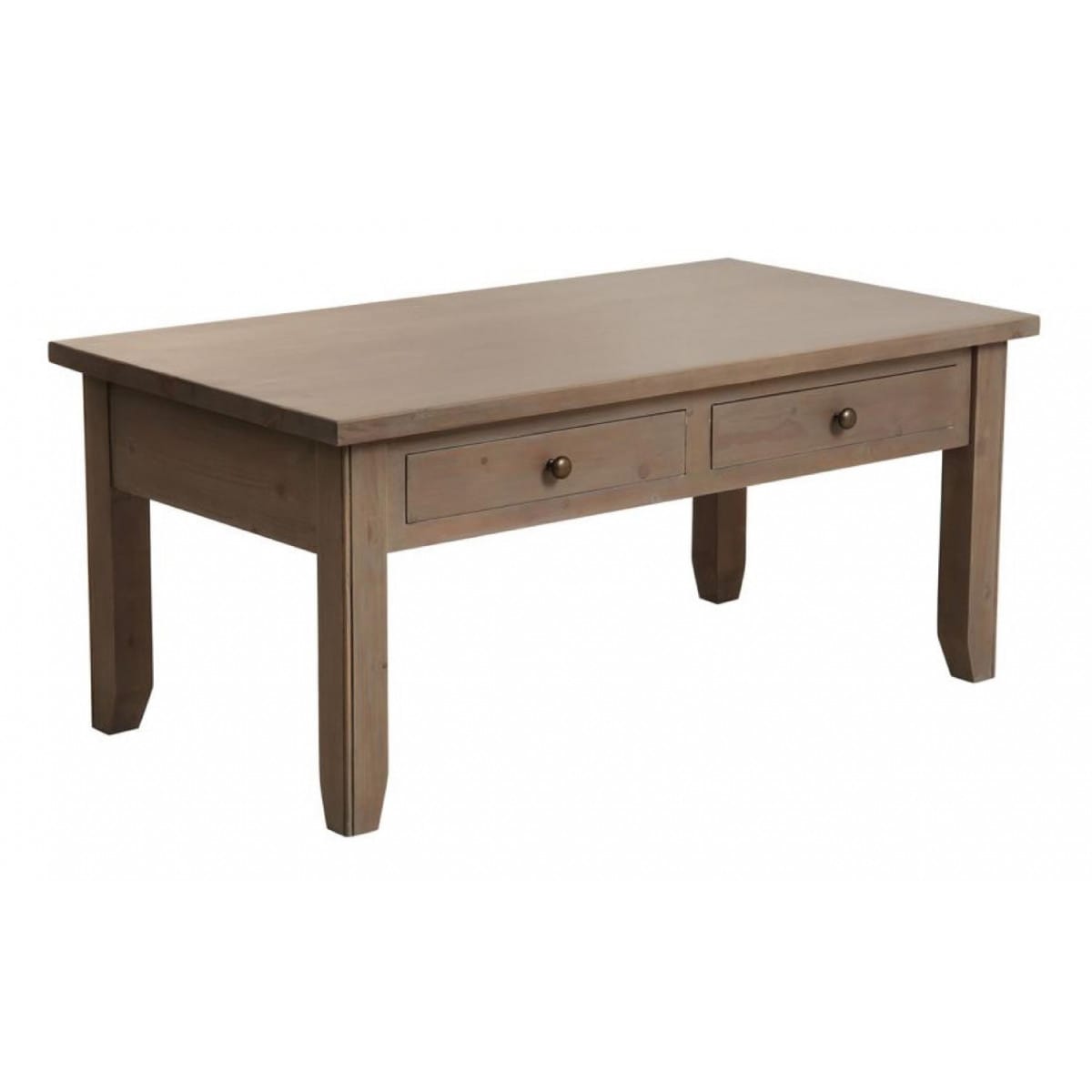 Table basse rectangulaire - bois -