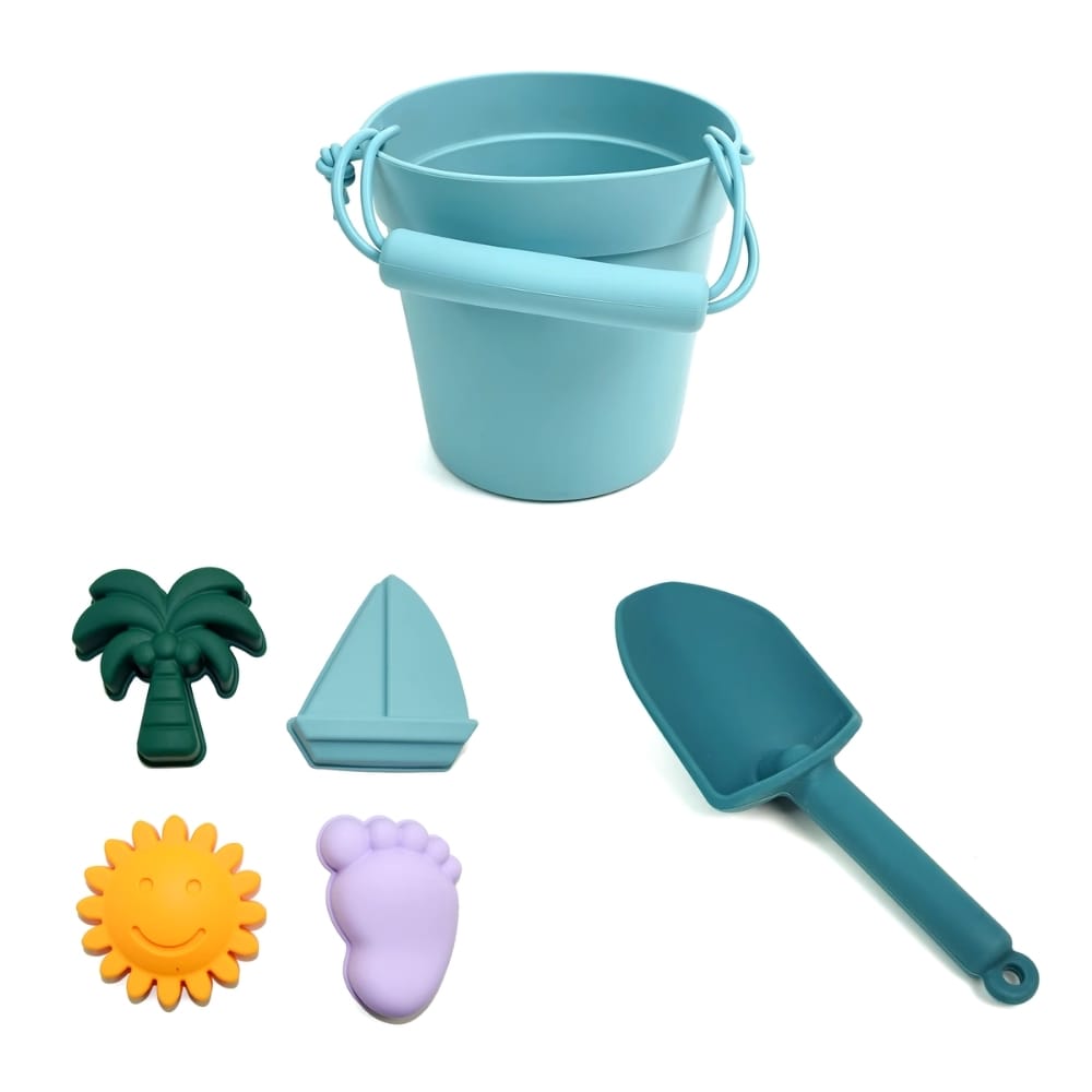 Set de plage bleu (6 pièces)