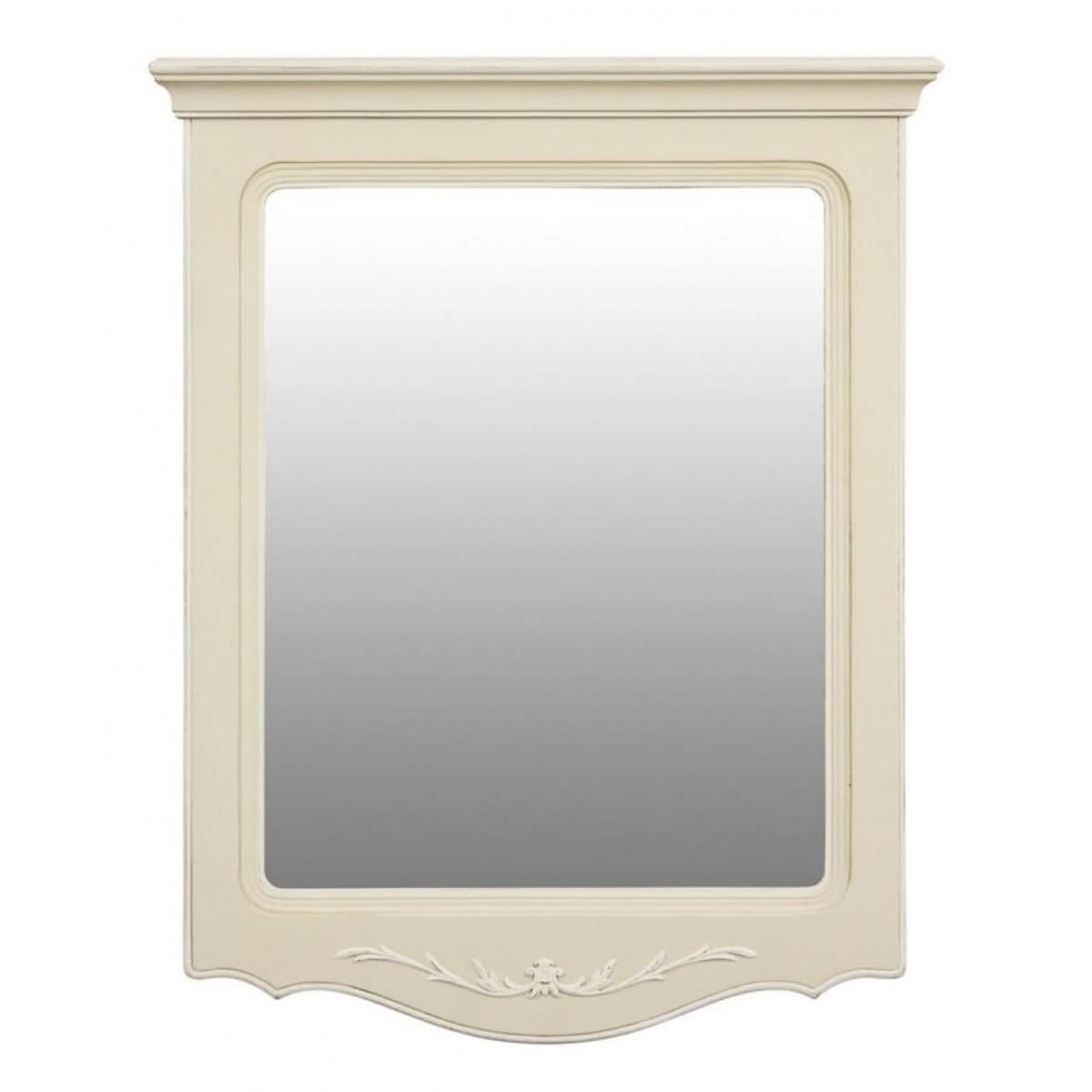 Miroir trumeau - mdf - blanc -